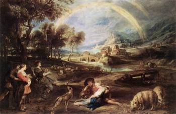 Peter Paul Rubens : Landscape with a Rainbow